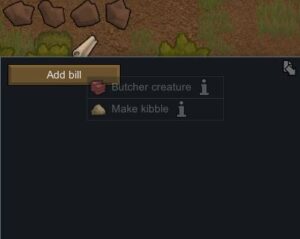 How to butcher animals in Rimworld — Set Ready Game