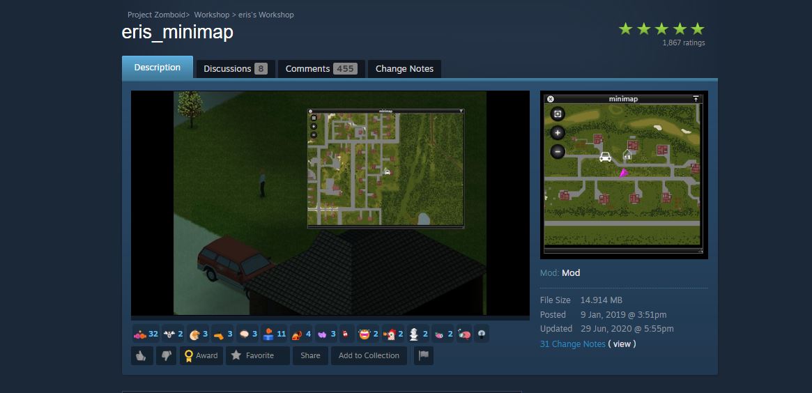 project zomboid mods steam workshop